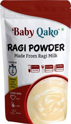 BABY QAKO Ragi Milk Powder / Traditional Porridge | Baby Food Cereal