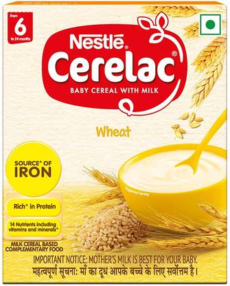 Nestle Cerelac Wheat Cereal From 6 to 24 Months Cereal
