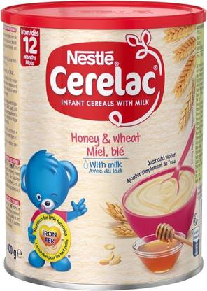 Cerelac Infant Cereals Honey And Wheat with Milk, European made Cereal