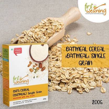 First Weaning Oats Cereal , Oatmeal, enriched with dry fruits, 200g Cereal