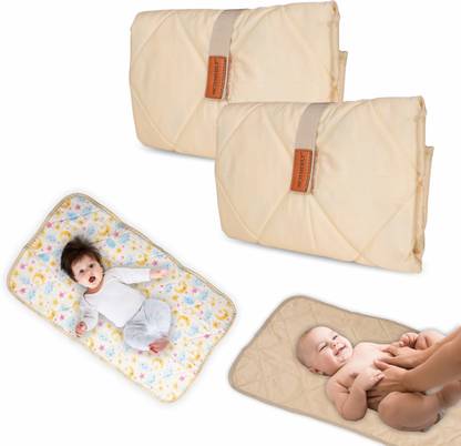 MOTHERLY Combo Baby Diaper Changing mat and Massage mat, Reusable Crib Mat (72cm x 42cm) Changing Station