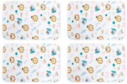 Safe-o-kid Baby's Soft Cotton Water Proof Diaper Changing Mat/Sleeping mats/Bed Protector Changing Station
