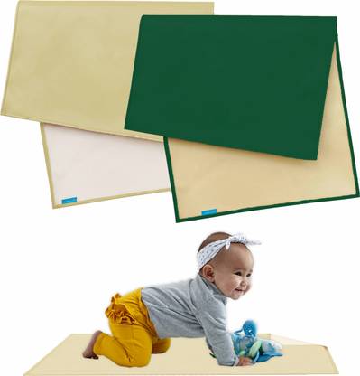 MOTHERLY Premium Leather Combo Diaper Changing Mat & Massage Mat, Reusable Portable Mat Changing Station