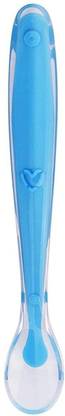 Safe-o-kid 1 Soft Tip Silicone Spoon, Blue