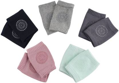 SHISHI SoftLeaf MULTI-COLOR(PACK OF 5) Baby Knee Pads