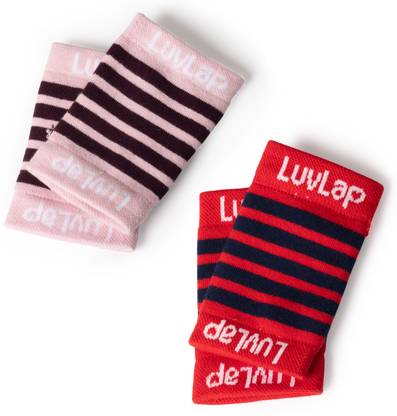 LuvLap Baby Elbow Guards for Crawling Babies Pink Burgandy, Red-Navy Blue Baby Knee Pads