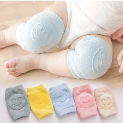 CHOTU BABYY Soft Knitted Baby Knee and Elbow Socks, 5 Random Pairs Any Color Baby Knee Pads
