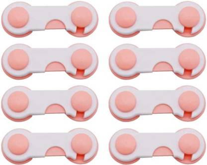 NANNY PENNY Kids Safety Cabinet Door Locks, 10Pcs Cabinet Lock With Self Adhesive