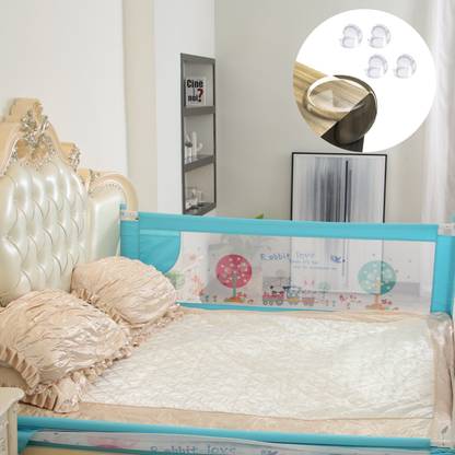 Safe-o-kid Extra Large Bed Rail +4 Injury Protection Corners - Full Bed Size (6 ft)