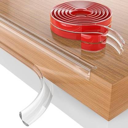 ATHARVED Silicone Edge Protector Strip-Corner Guards for Furniture & Cabinets 100 cm Single Sided Tape