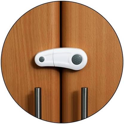 Safe-o-kid High Quality, Durable, Elegant Child Safety Cabinet Lock (Pack of 1)