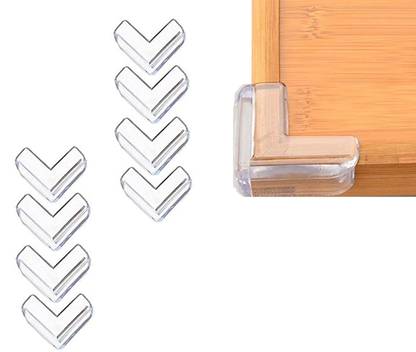 DeeZ Style With Elegance Corner Proctor / Guard Set of 8 Transparent