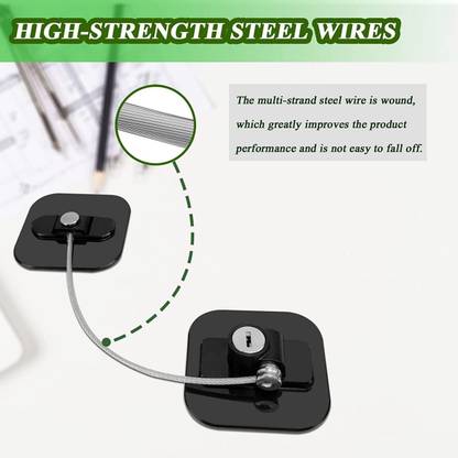 FLOSTRAIN 1Pcs Refrigerator Lock Freezer Door Lock Cabinet Lock