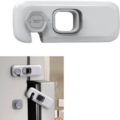VENEXA Child Proof Fridge Locks with 3M Adhesive Back, Fridge Lock for Refrigerators