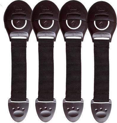 KIDS STATION Made in India Nylon Strap Baby Safety Locks for Kids for Drawer, Furniture