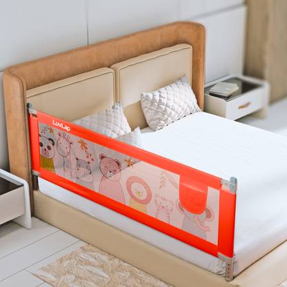 LuvLap Bed Rail Guard for Baby/Kids Safety (180x72cm), Portable & Foldable Bed Rail