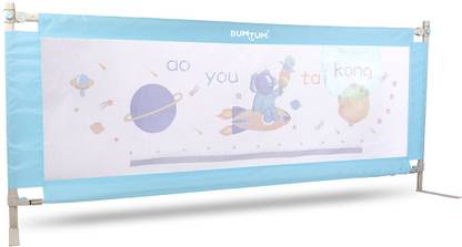 BUMTUM Baby Bed Rail Guard, 180x72Cm, For Baby & Toddler Safety, Single Side Bed Rail