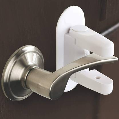 KUNYA Baby Child Proof Safety Door Handle Locks Latches Suitable for Pull Lever