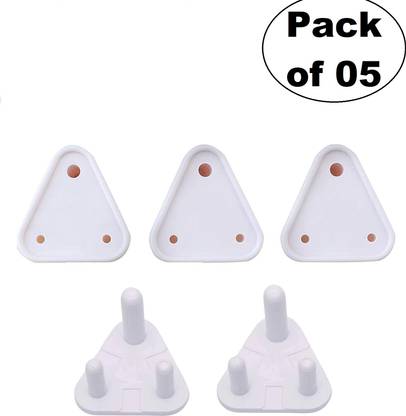 DALUCI Baby Safety & Baby Proofing Plugs Covers Socket Protector (15A*1pcs)+(5A*4pcs)
