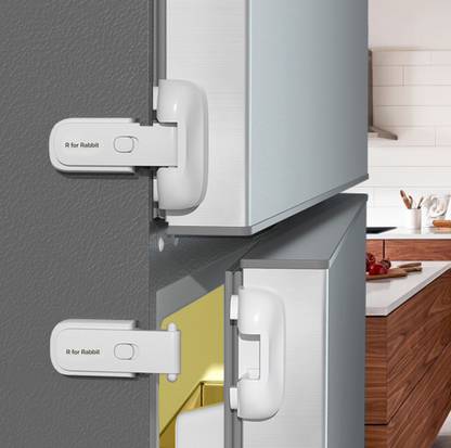 R for Rabbit Protector Plus Fridge Locker for Child Safety & Long-Lasting 3M Adhesive