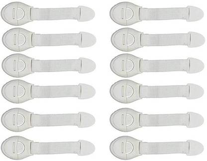Buyer Choice Multipurpose Baby Proof Cabinet Locks Adhesive Safety Straps for Baby & Toddlers