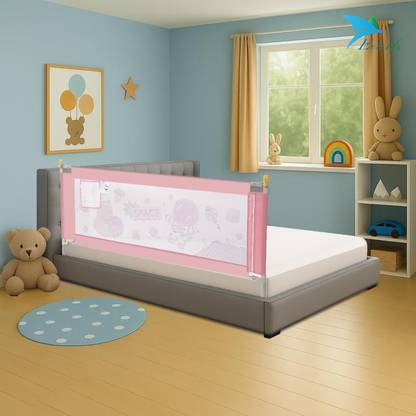 Evafly Bed Rail Guard for Baby & Kids | Length-180cm, Height 68-93cm | Foldable