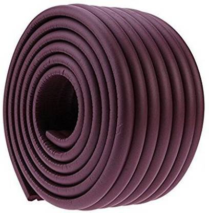SYGA Baby Lining Strip Edge Bumper Guard, Soft Foam Furniture Bumper Guard, Edge Cushion for Baby, Table Edge(Brown,2 meter)