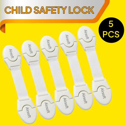 AirSoft Child Safety Locks for Cupboard, Washing Machine, Toilet | Easy Install