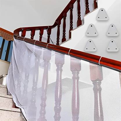 Safe-o-kid Pack of 1 - Strong Fine Mesh Fall Prevention Safety Net