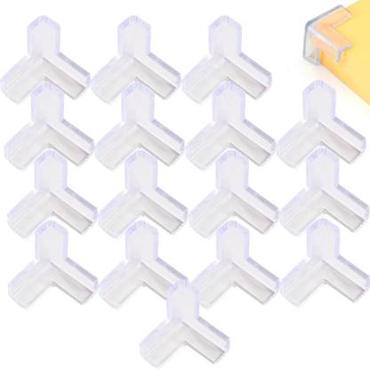 OUI MAMA Baby Proofing Safety T-Shaped for Table Corner Guards Protector, (Pack of 16pc)