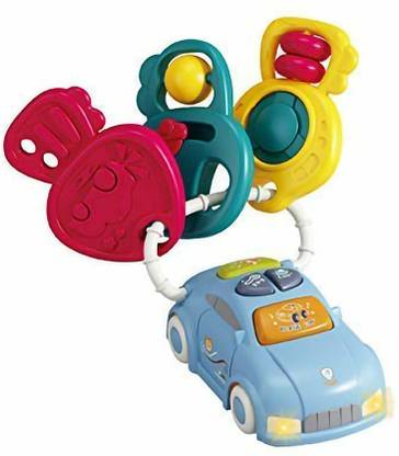 Kp Enterprise Car Key Baby Musical Light Up Keys with Sound Light Effect Volume Control Toy