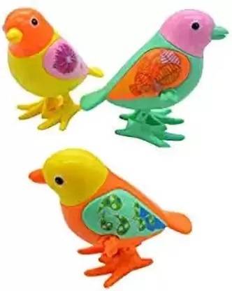 manish Jumping Bird Wind up Clockwork Flipping Animal Toy for Kids Rattle