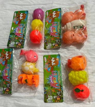 Khatushyam Baby chu chu 3 piss 4 paket combo mix baby girls toys multicolour Rattle