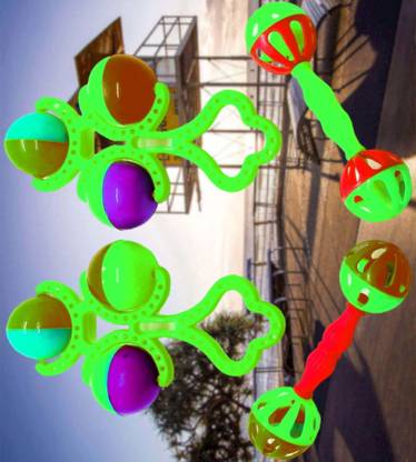 Dynamic Retail Global Rattles for baby, rattle toys set for infants kids newborn sound toys RB1072 Rattle