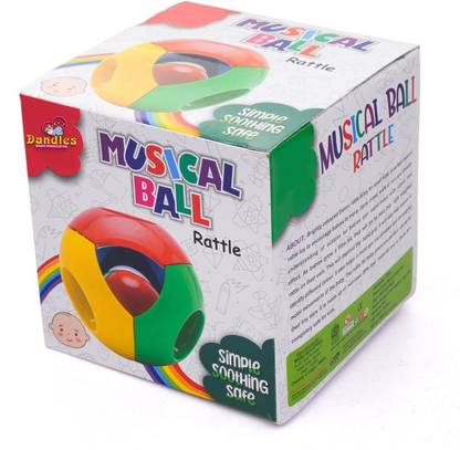 DANDLES Biggie Ball Rattle Toy for New Born, Babies Quality Toys Rattle