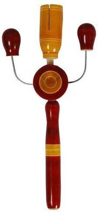 KIDDOYS Wooden Tic Tac Whistle Sound Rattle Toys for New Born Babies (Pack of 1) Rattle