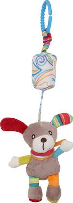 Baby Moo Dog Multicolour Wind Chime Hanging Toy Rattle