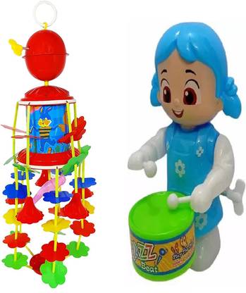 PRV टॉयज़ Key-Jho Drummer Toy Baby Boys & Baby Girls Best Birthday Gift Kids Toy. Rattle