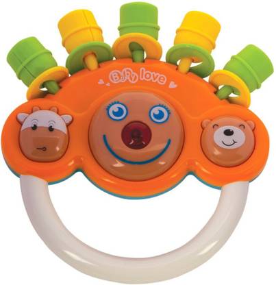 MeeMee Cheerful Rattle_MM-3909_Orange Rattle