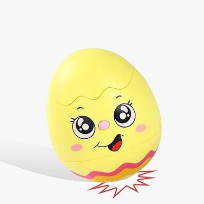 Glenston Push and Back Roly Poly Musical Funny Tumbler Egg Toy Rattle
