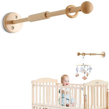 HASTHIP Wooden Wall Mounted Arm Baby Mobile Hanger Mobile Holder for Crib Rattle