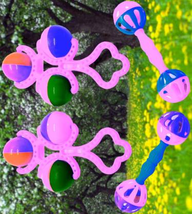 Dynamic Retail Global Rattles for baby, rattle toys set for infants kids newborn sound toys RB1603 Rattle