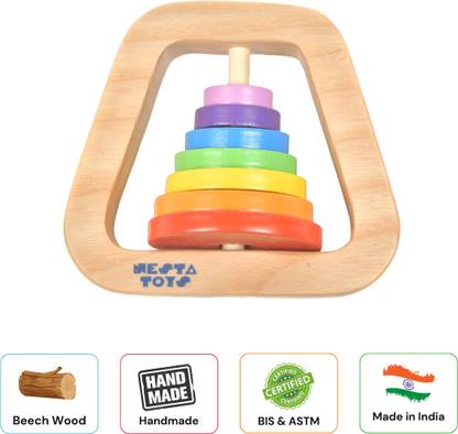 NESTA TOYS Rainbow Rattle Rattle