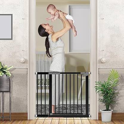 StarAndDaisy Two Way Auto Close safety gate for baby linkage lock adjustable width (83-104)cm Safety Gate