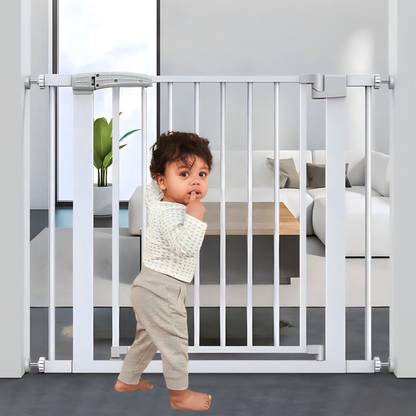 KidDough Safety Gate for Kids | Auto Close | Double Lock | (75-82cms Width) Safety Gate
