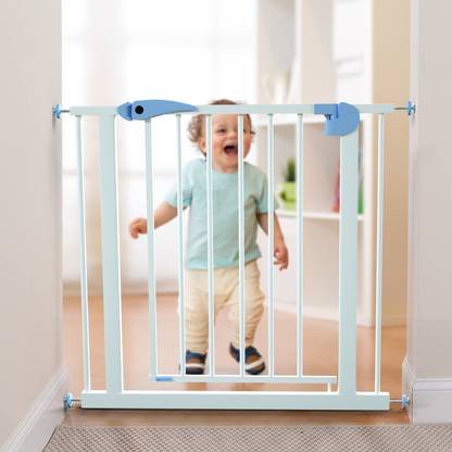 baybee Auto Close Child Gate, Durable Baby Fence Barrier Dog Gate with Lock System Baby Safety Gate