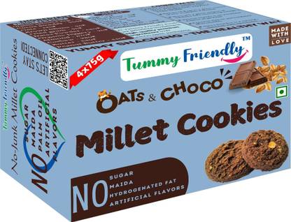 TummyFriendly Foods CookiesOatsChoco-4x75-Baby Baby Snacks 300 g