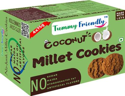 TummyFriendly Foods CookiesCoconut-4x75 Baby Snacks 300 g