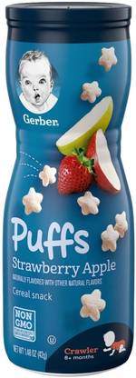 GERBER Puffs- Strawberry Apple Baby Puffs 42 g