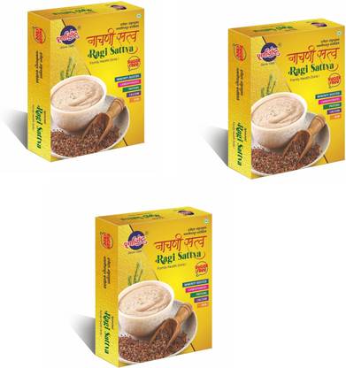 Purnanand Organic Sprouted Ragi Powder & Cereals -High Fiber,Protein Rich & Nutrients| Unflavored Powder